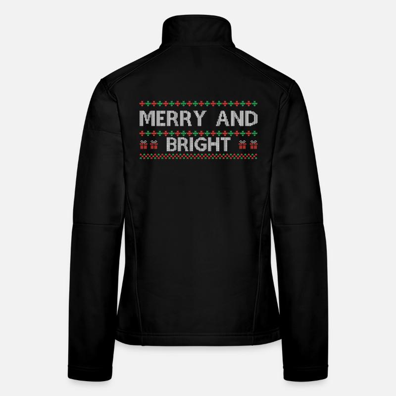 Hässlicher Weihnachtspullover Hässliches Weihnachtsgeschenk-Idee Frauen Softshelljacke