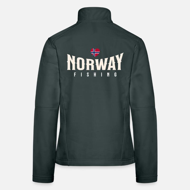 Norvège Pêche Veste en tissu softshell Femme