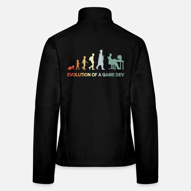 Game Dev Evolution Women's Softshell Jacket