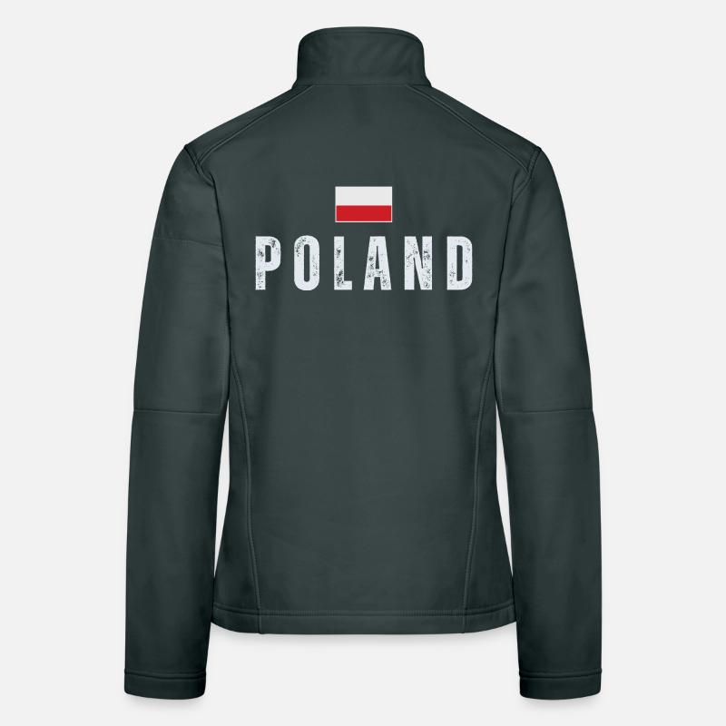 Polnischer Stolz, Polnische Flagge Frauen Softshelljacke