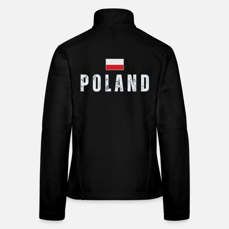 Polnischer Stolz, Polnische Flagge Frauen Softshelljacke