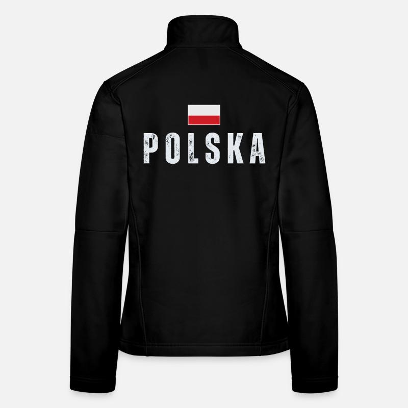 Polnische Flagge, Polnischer Stolz Frauen Softshelljacke