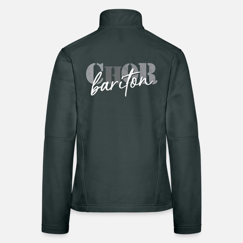 Baryton de chœur Veste en tissu softshell Femme