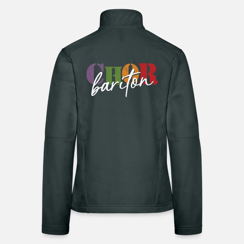 Baryton de chœur Veste en tissu softshell Femme