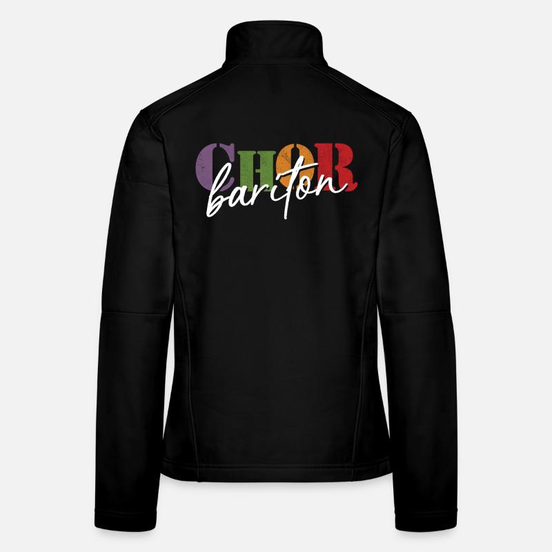 Chor Bariton Frauen Softshelljacke
