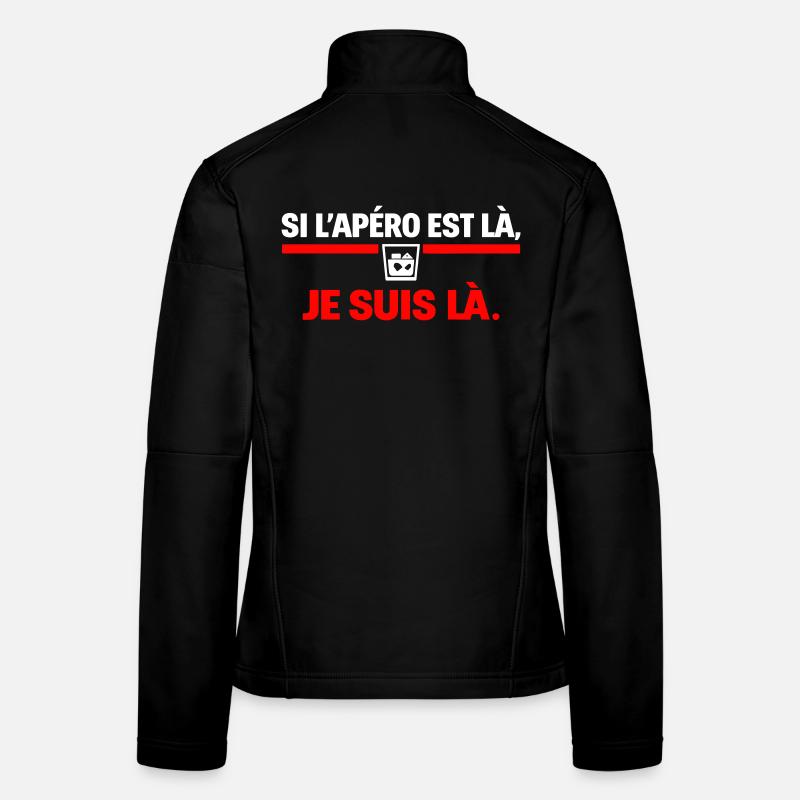 Wenn der Aperitif da ist, bin ich dabei, Humor Frauen Softshelljacke