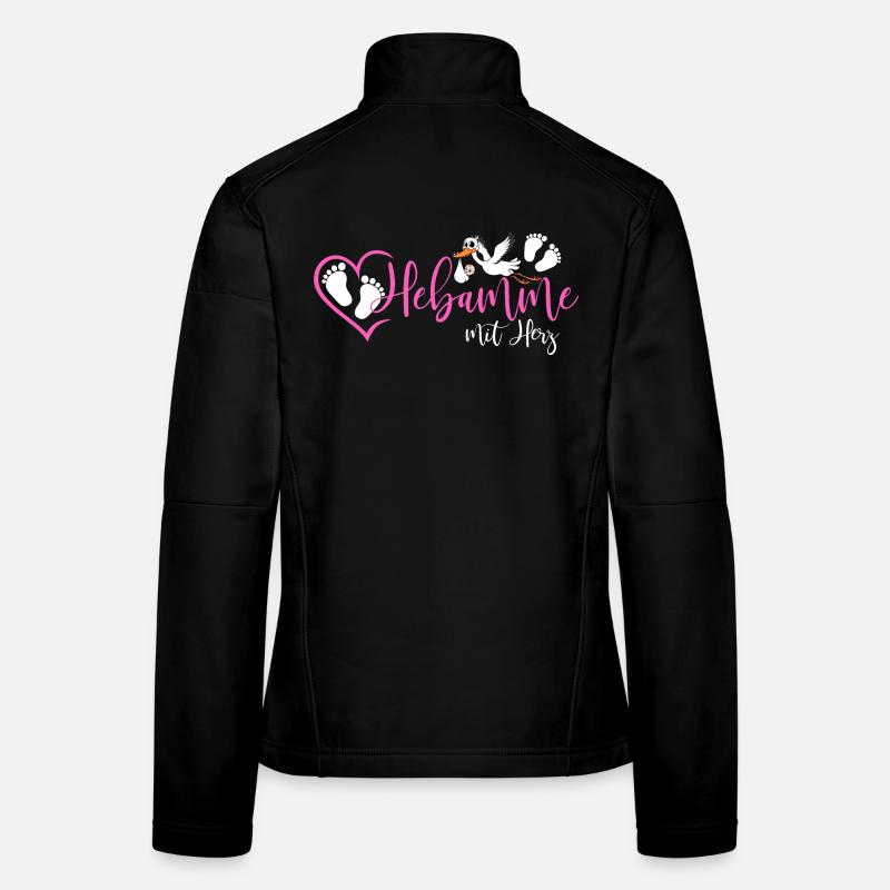 Hebamme  Frauen Softshelljacke