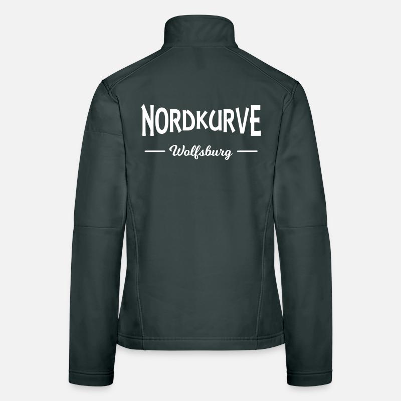 Wolfsburg north curve Women's Softshell Jacket