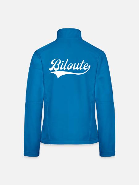 Biloute Expression Ch'ti Nordiste - Veste en tissu softshell Femme - noir - Dos