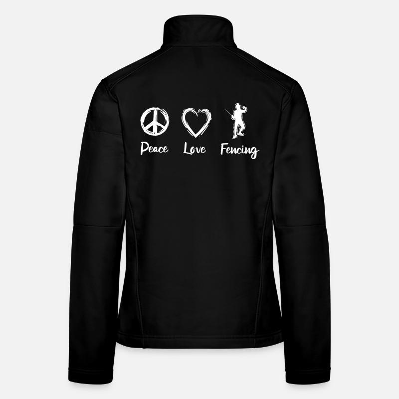 Peace Love Fencing Women's Softshell Jacket