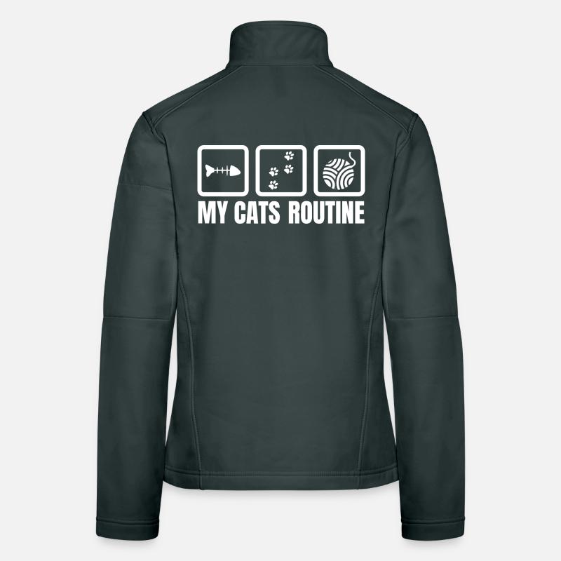 Routine meiner Katze Frauen Softshelljacke