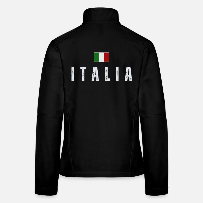 Italian flag, Italian pride Women's Softshell Jacket