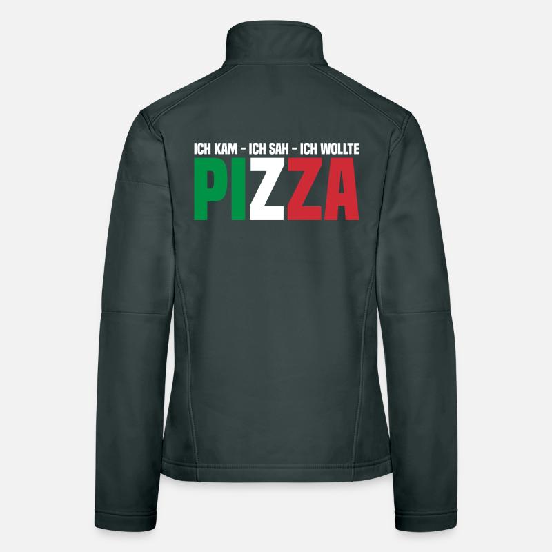 Pizza Essen Frauen Softshelljacke