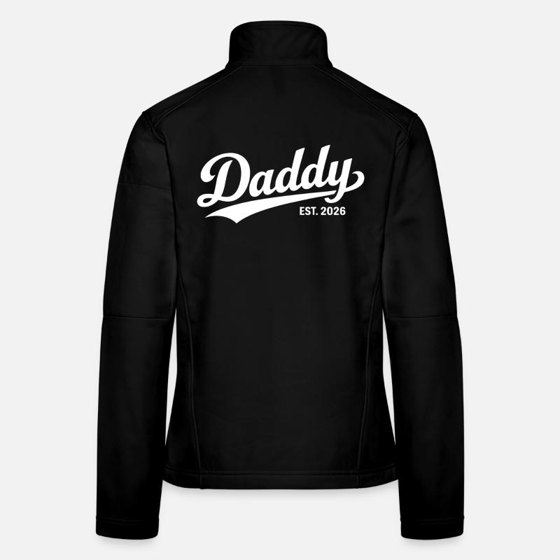 Daddy's 2026 Daddy-to-be New Father Gift Women's Softshell Jacket