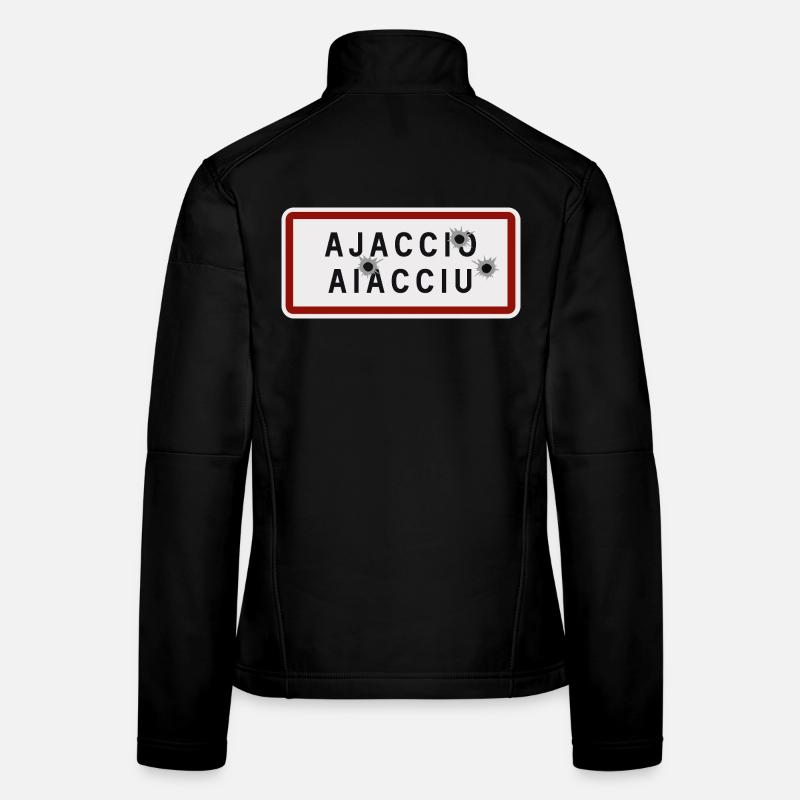 Panneau Ajaccio Veste en tissu softshell Femme