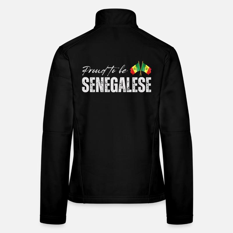 Senegalesischer Stolz, made in Senegal Frauen Softshelljacke
