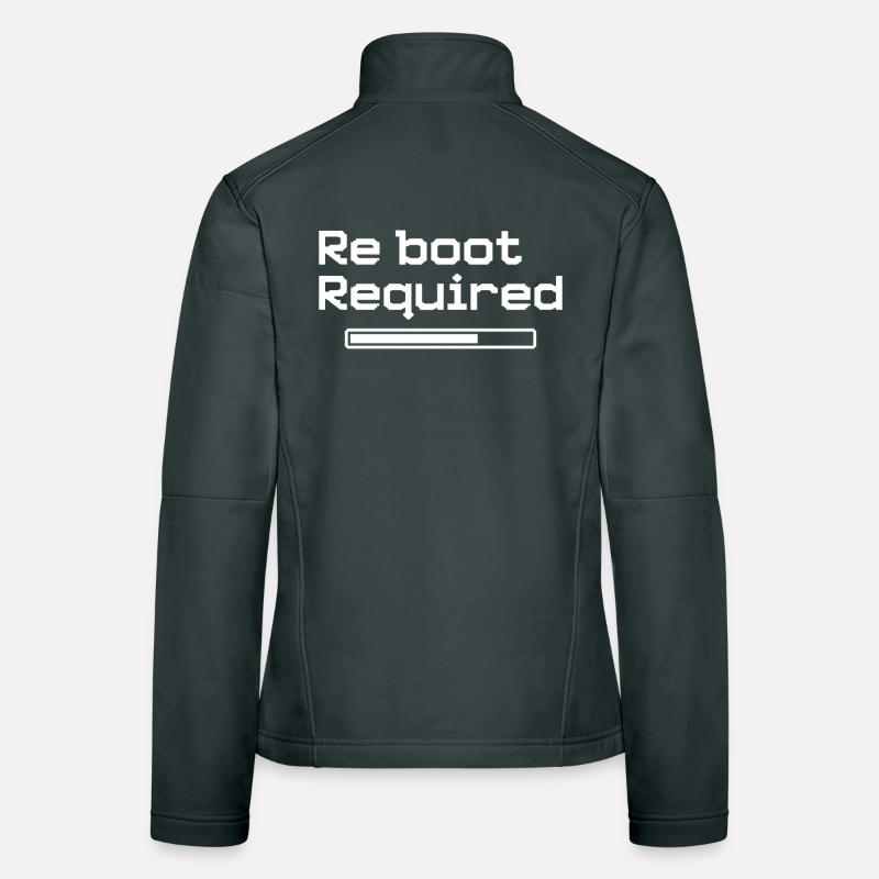 Redémarrage requis - Style de jeu rétro Veste en tissu softshell Femme