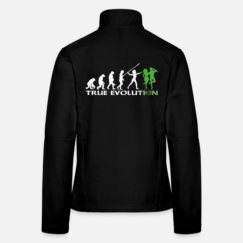 Évolution vers la danse traditionnelle irlandaise Veste en tissu softshell Femme