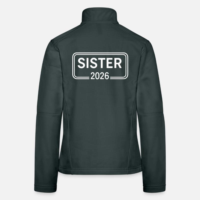 SISTER 2026 Große Schwester Ankündigung Frauen Softshelljacke