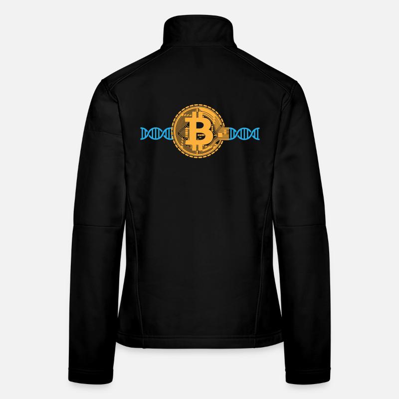 Crypto Bitcoin DNA DNS | Colors changeable Women's Softshell Jacket