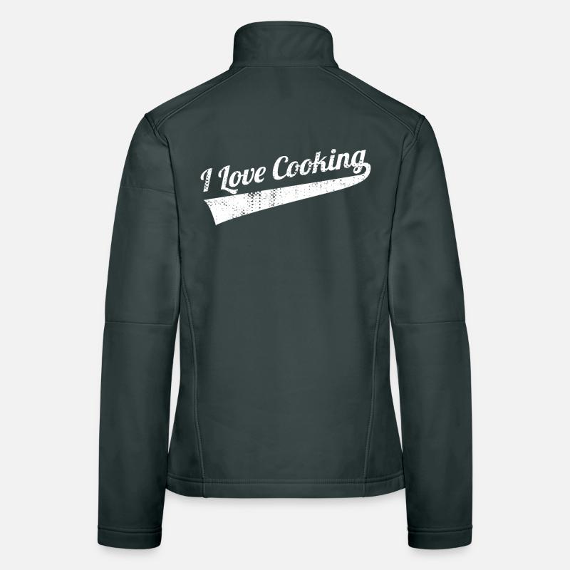Ich liebe es zu kochen Frauen Softshelljacke