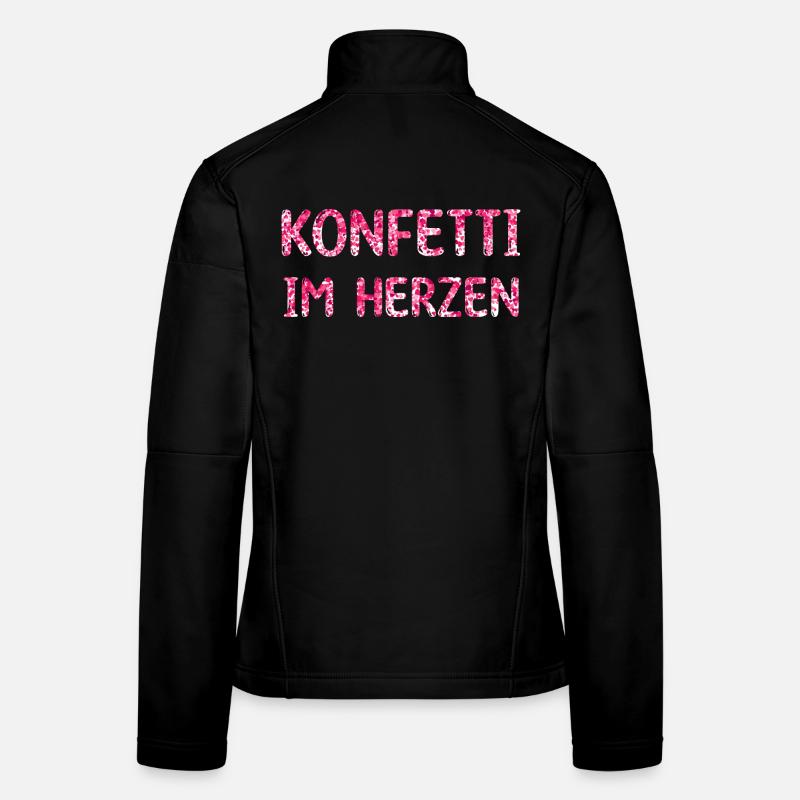 Konfetti Im Herzen Frauen Softshelljacke