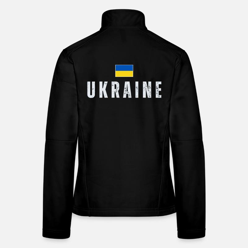 Ukrainische Flagge, Ukrainischer Stolz Frauen Softshelljacke