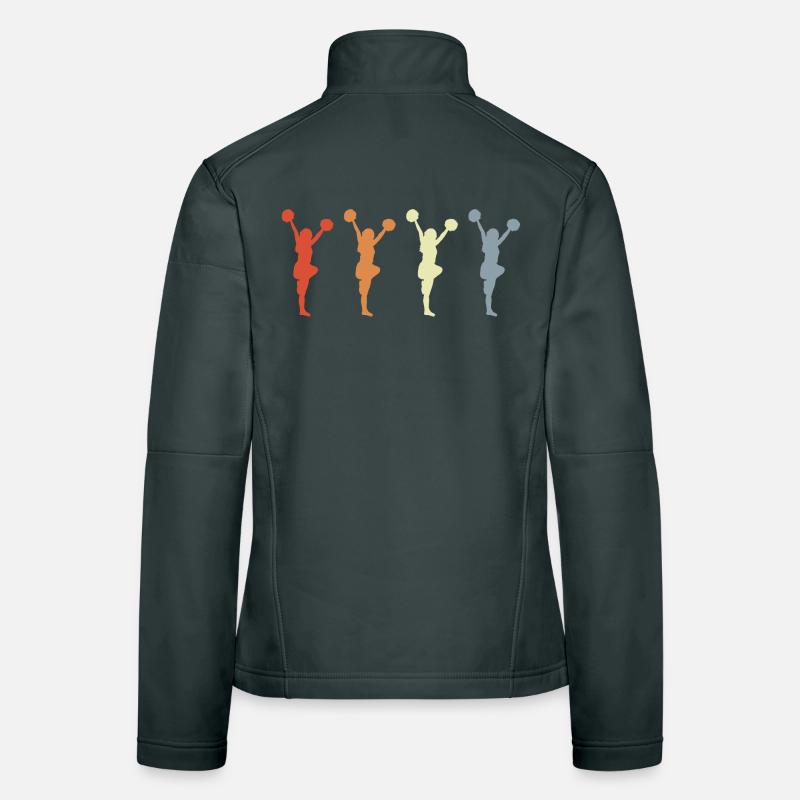 Cheerleader Drawing Women's Softshell Jacket