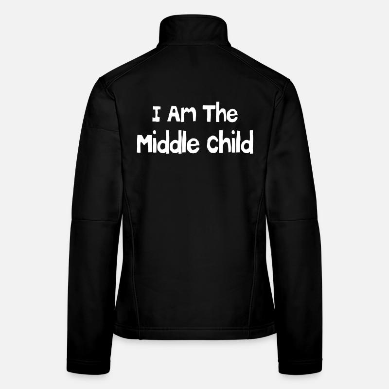 Ich bin das mittlere Kind Frauen Softshelljacke