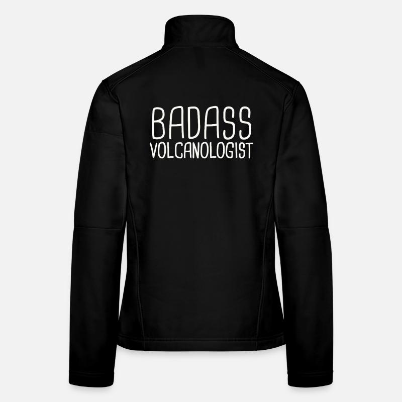 Volcanologue Badass Volcanologie Veste en tissu softshell Femme