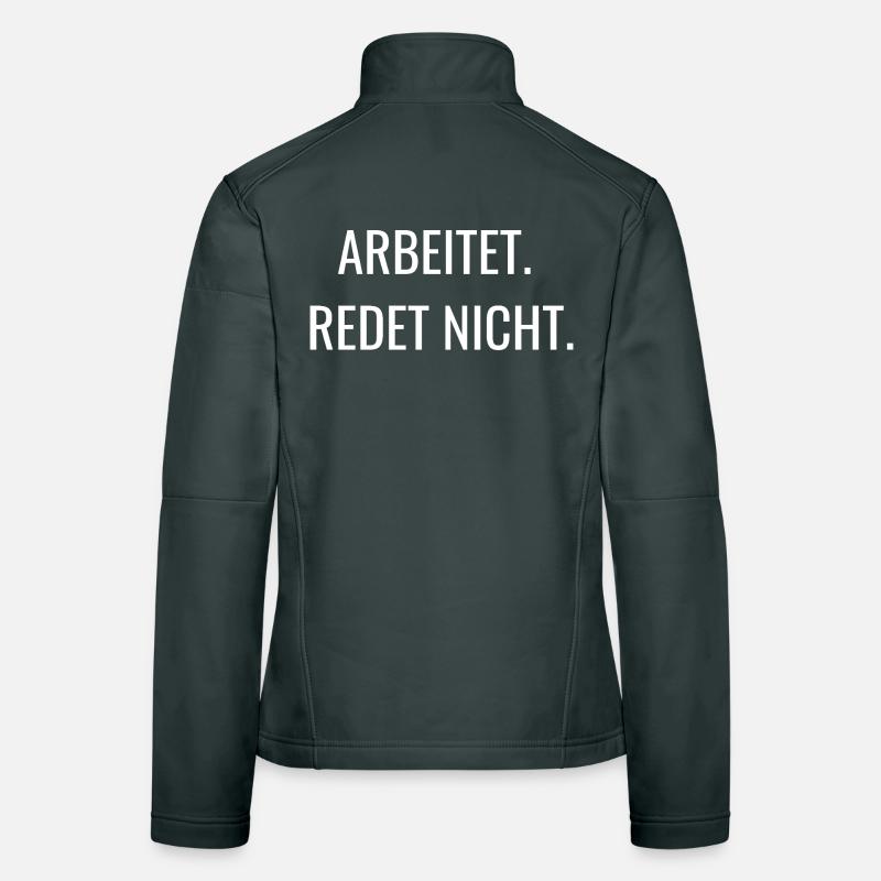 Works, doesn't talk | Work Shirt Women's Softshell Jacket