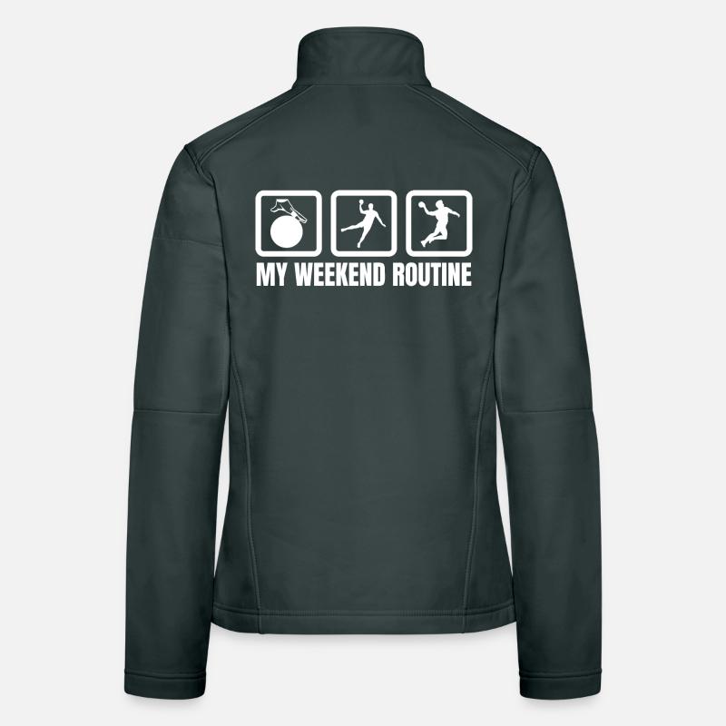 My weekend routine Women's Softshell Jacket