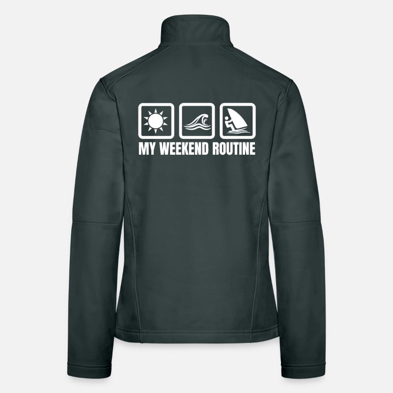 Ma routine du week-end Veste en tissu softshell Femme