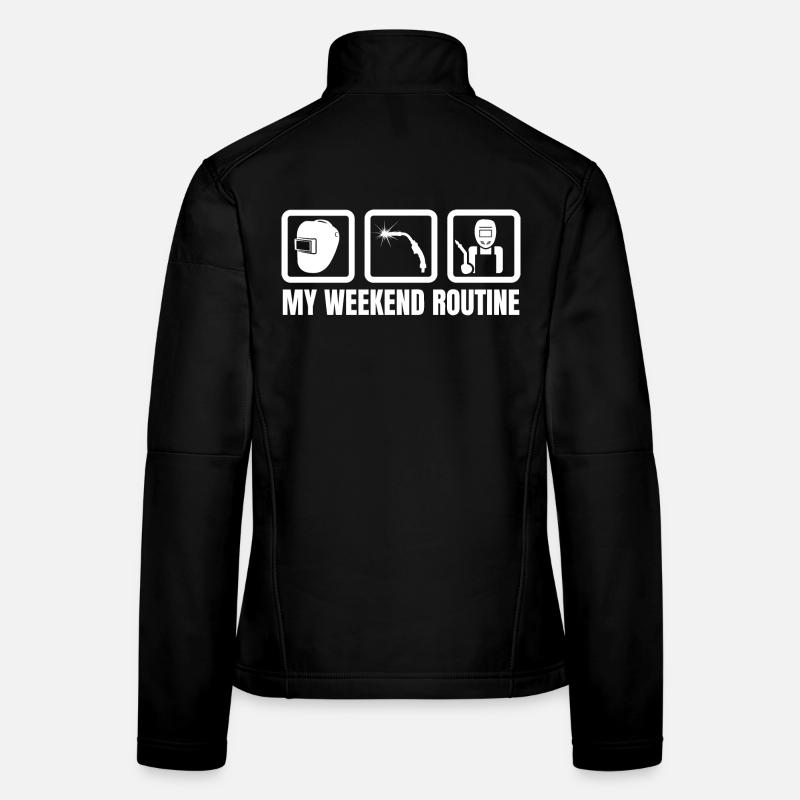 Fin de semaine des soudeurs Veste en tissu softshell Femme