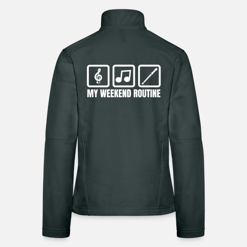 Meine Wochenendroutine Frauen Softshelljacke