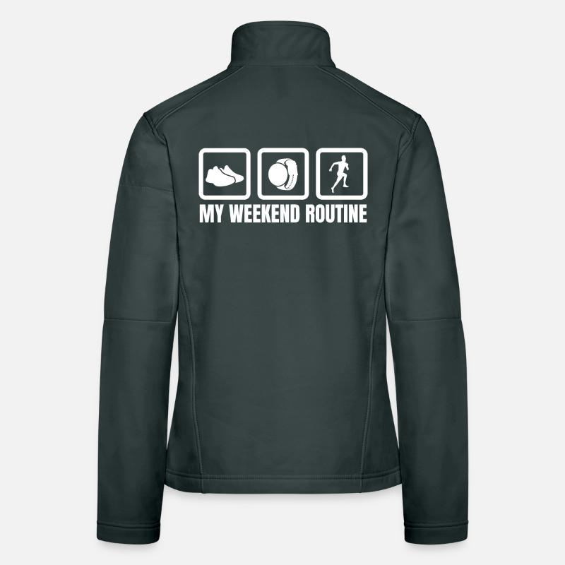 Läufer Wochenende Frauen Softshelljacke