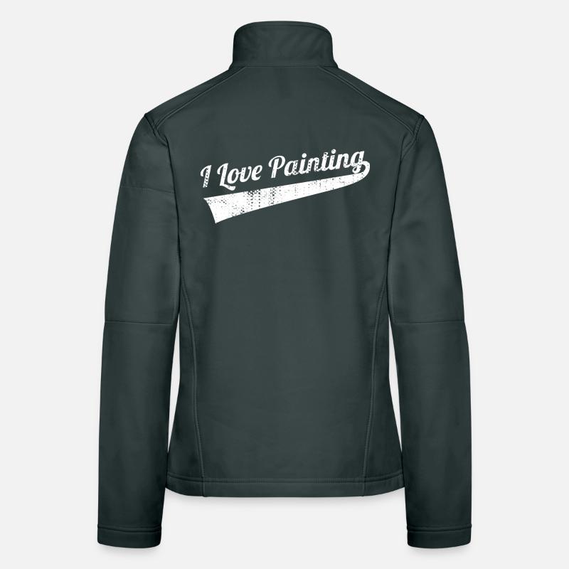 Maler Lackierer Liebe Frauen Softshelljacke