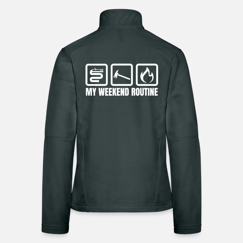 Weekend Routine Fire Brigade Women's Softshell Jacket