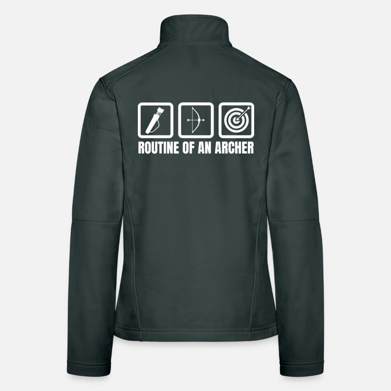 Routine of an archer Women's Softshell Jacket