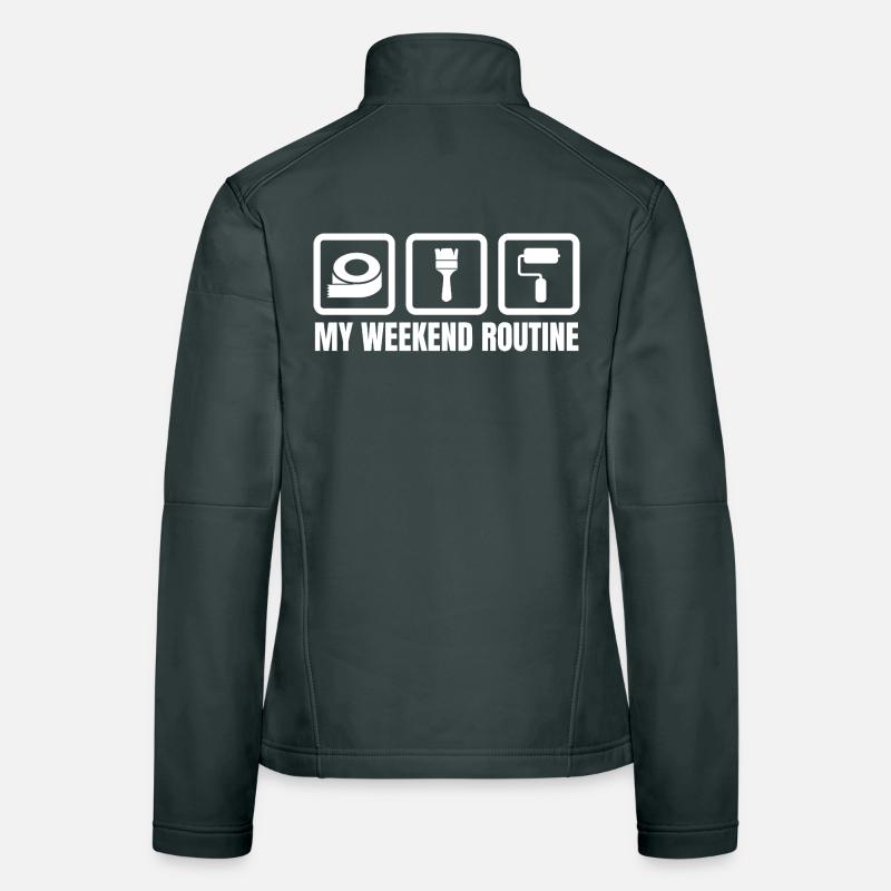 My Weekend Routine Women's Softshell Jacket