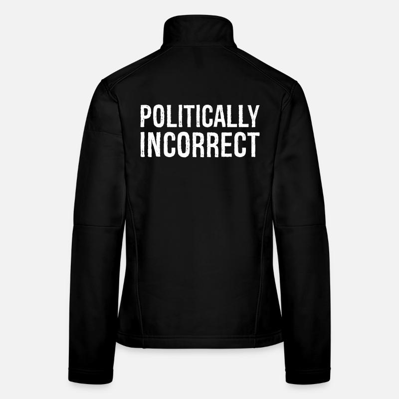 politiquement incorrect Veste en tissu softshell Femme