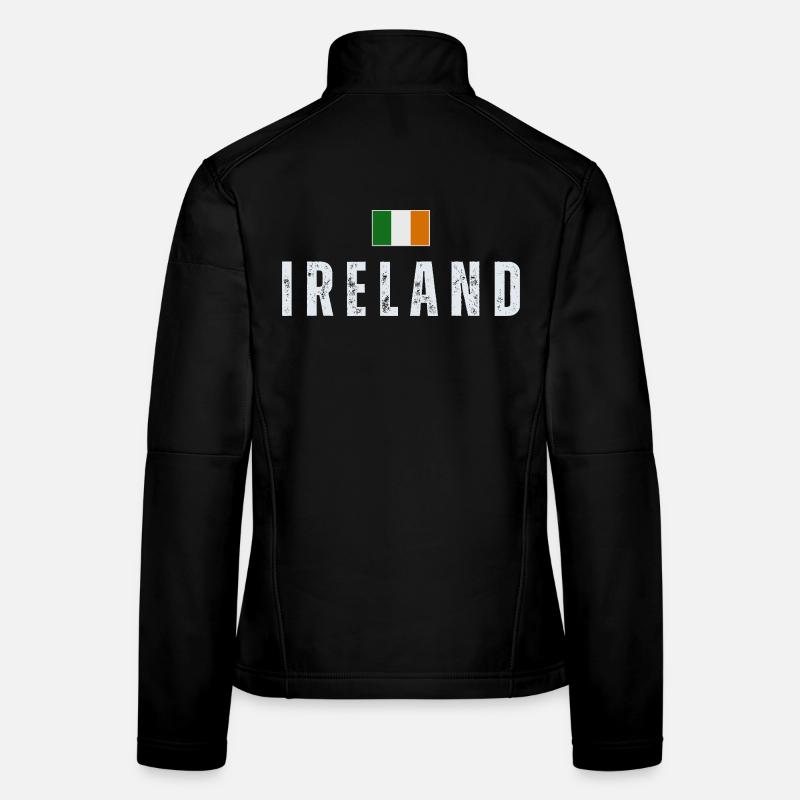 Flag of Ireland, Irish Pride Women's Softshell Jacket
