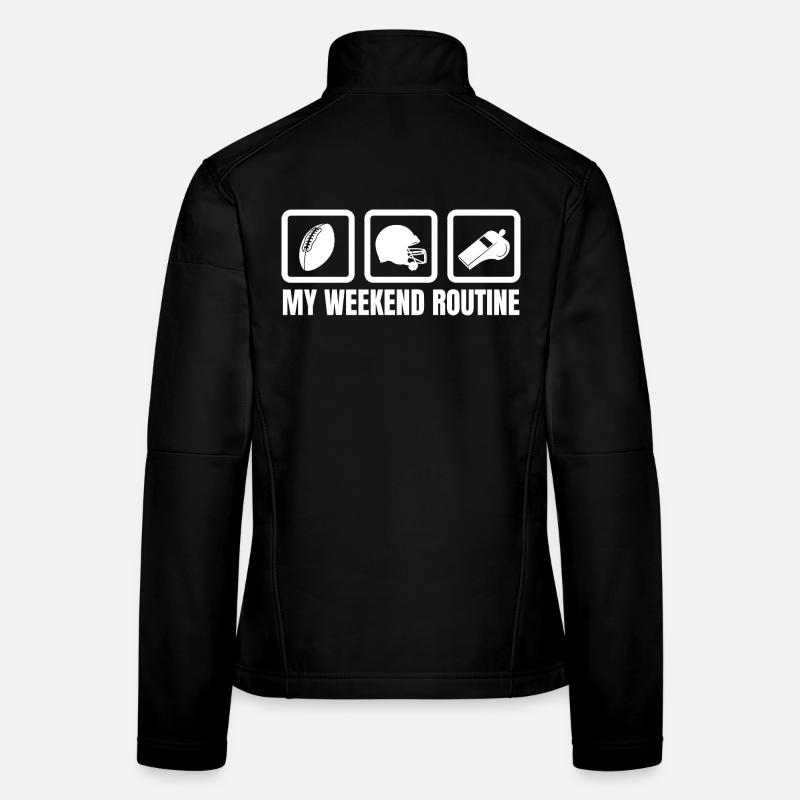 Mein Football Wochenend-Rhythmus Frauen Softshelljacke
