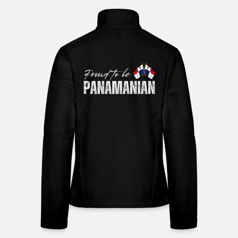 Stolzer Panames, ich liebe Panama Frauen Softshelljacke