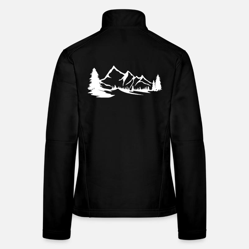 Montagnes - Montagnes Veste en tissu softshell Femme