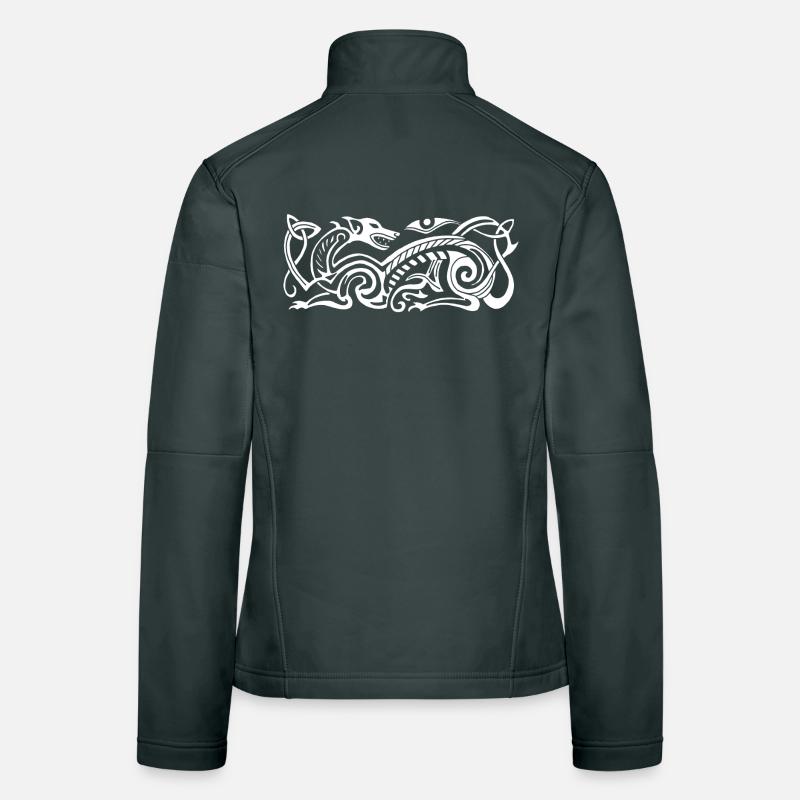 Keltischer Jagdhund (weiß) Frauen Softshelljacke