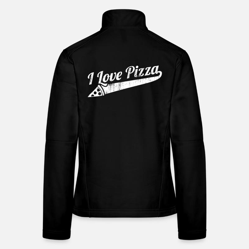 J’adore la pizza Veste en tissu softshell Femme