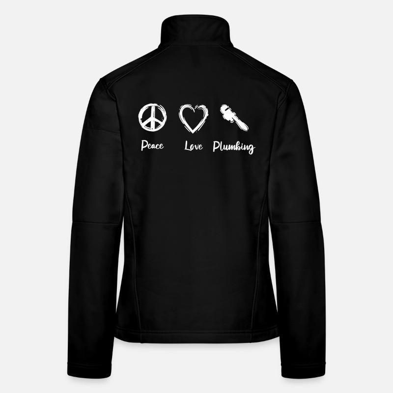 J’adore être plombier Veste en tissu softshell Femme
