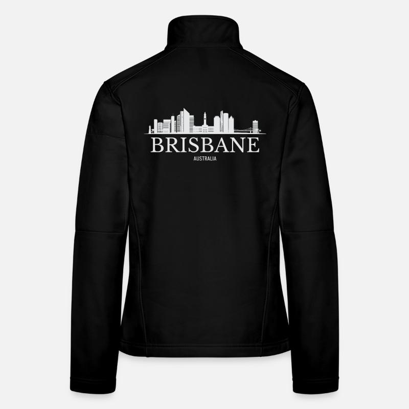 Brisbane Skyline, Brisbane, Australien Frauen Softshelljacke