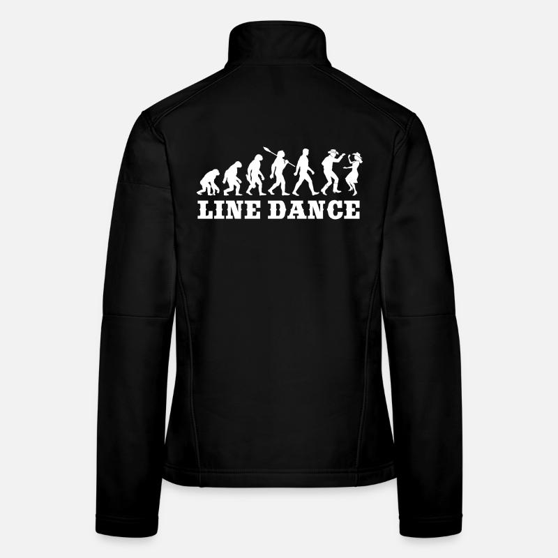 Vintage Evolution - Danse en ligne - Cadeau Veste en tissu softshell Femme